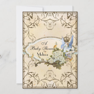Invitación de Baby Shower - Princesa de Faerie enc