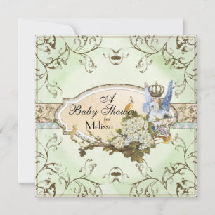 Invitación de Baby Shower - Princesa de Faerie enc