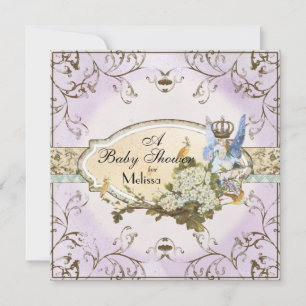 Invitación de Baby Shower - Princesa de Faerie enc