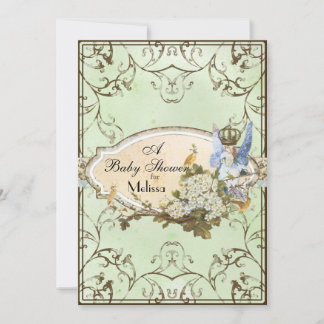 Invitación de Baby Shower - Princesa de Faerie enc