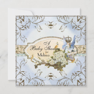 Invitación de Baby Shower - Princesa de Faerie enc