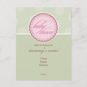 INVITACIÓN DE Baby Shower :: punto débil