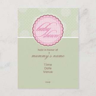 INVITACIÓN DE Baby Shower :: punto débil
