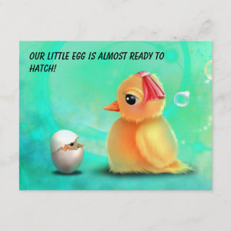 Invitación de Baby Shower que espera