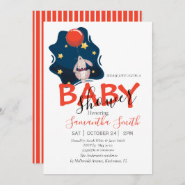 Invitación de Baby Shower Rabbit
