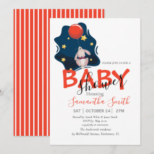 Invitación de Baby Shower Rabbit