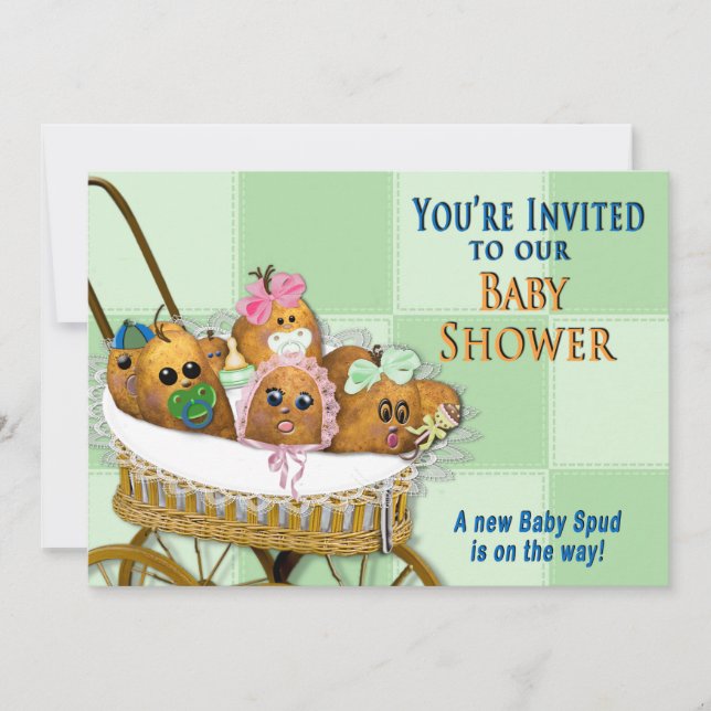 INVITACIÓN DE Baby Shower - RECOPILACIÓN DE LA FAM (Anverso)