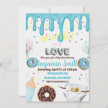 Invitación de Baby Shower 'Rociado con Amor' | Don
