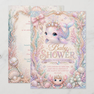 Invitación de Baby Shower Sea You Soon | Perlas Co