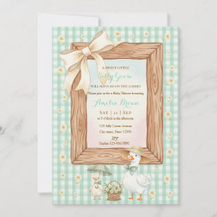 Invitación de Baby Shower Silly Goose