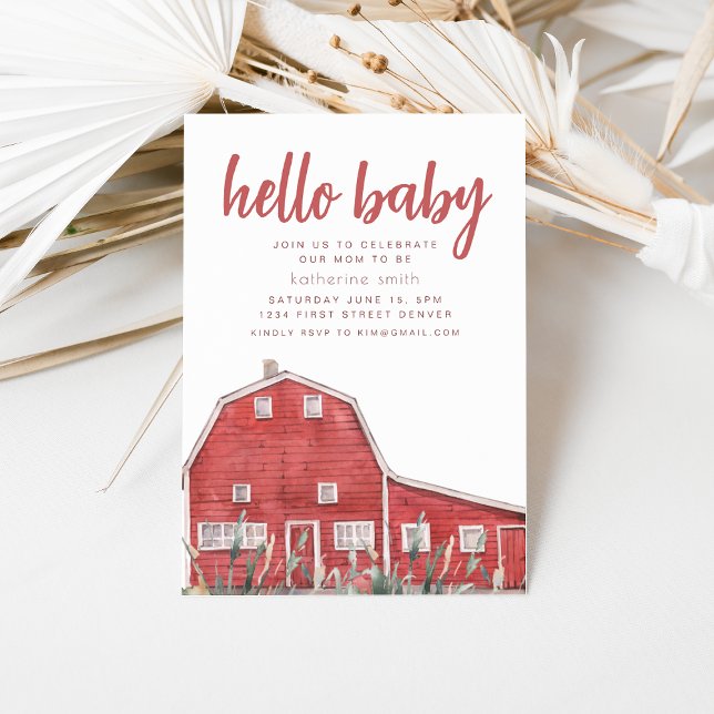 Invitación de Baby Shower sobre el tema del Boho W (Subido por el creador)