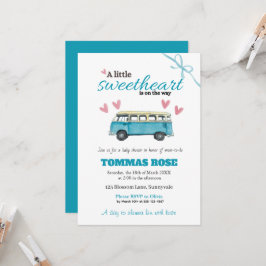 Invitación de Baby Shower Sweetheart 