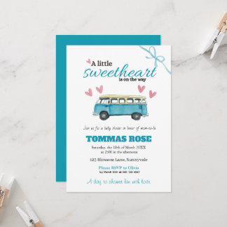 Invitación de Baby Shower Sweetheart 