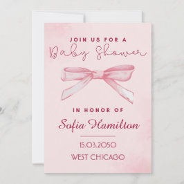Invitación de Baby Shower - Tema curado