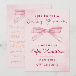 Invitación de Baby Shower - Tema curado