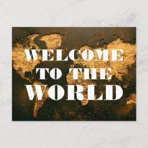 Invitación de Baby Shower temática de viajes vinta