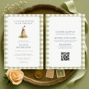 Invitación de Baby Shower Todo en Uno Little Putte