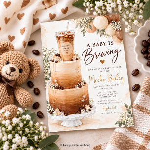 Invitación de Baby Shower 'Un Bebé Está en Camino'