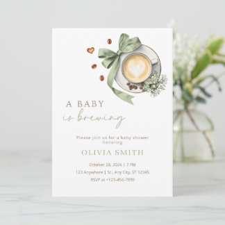 Invitación de Baby Shower 'Un Bebé Está en Prepara