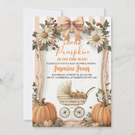 Invitación de Baby Shower Un Pequeño Calabacín Est