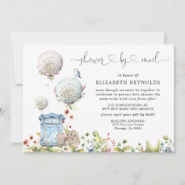 Invitación de baby shower virtual por correo