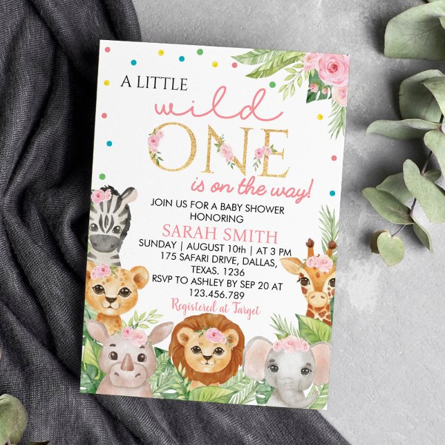 Invitación de Baby Shower Wild One (Subido por el creador)
