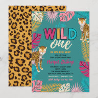 Invitación de Baby Shower Wild One | Una ducha sal