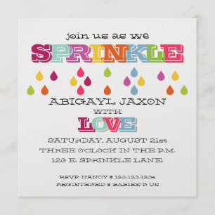 INVITACIÓN DE BABY SPRINKLE