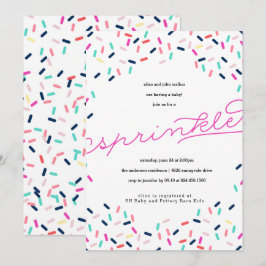 INVITACIÓN DE BABY SPRINKLE CONFETTI
