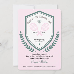 Invitación de Bach to Country Club