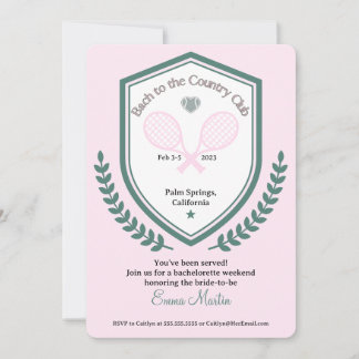 Invitación de Bach to Country Club