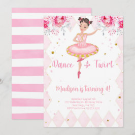 Invitación de Bailarina Blanca