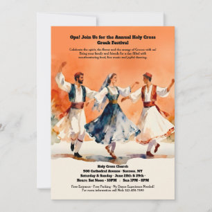 Invitación de Bailarines Griegos
