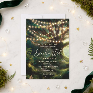 Invitación de baile de graduación Bosque Encantado