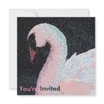 Invitación de baile de la cena de los azotes negro