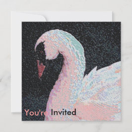 Invitación de baile de la cena de los azotes negro