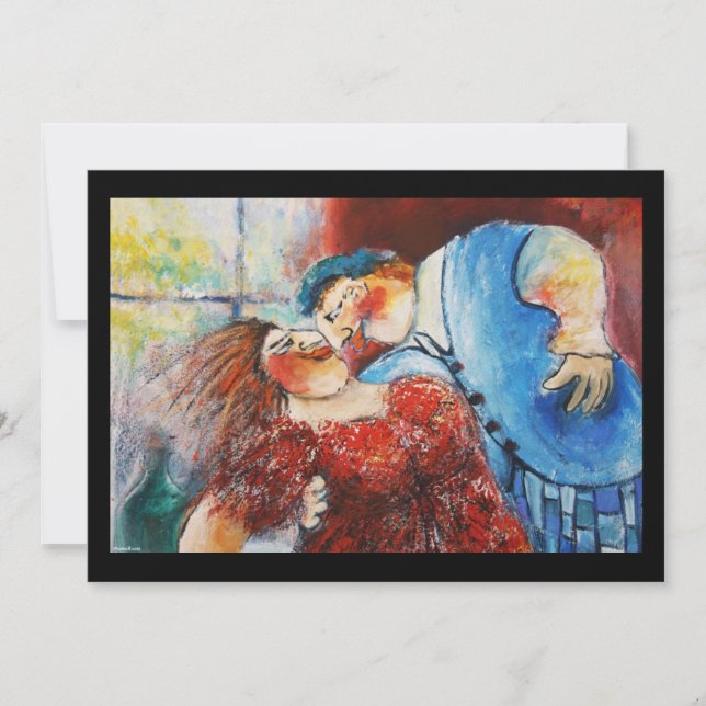 Invitación de baile de los amantes (Anverso)