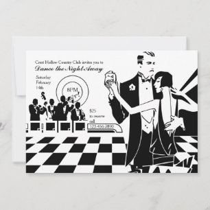 Invitación de baile para pareja