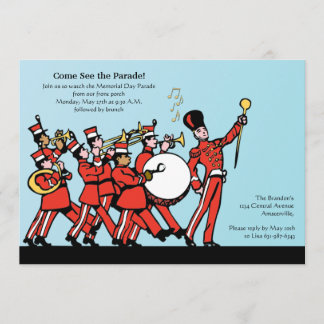 Invitación de banda de marcha