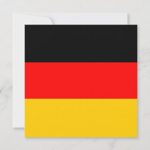 Invitación de bandera de Alemania