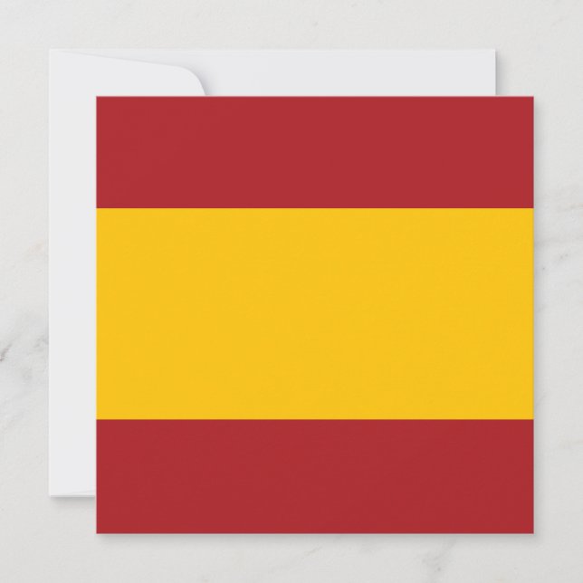Invitación de bandera de España (Anverso)