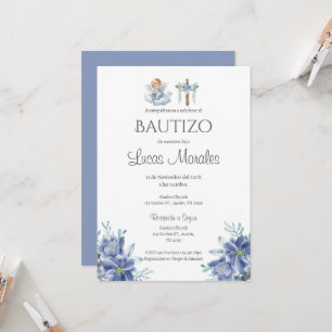 Invitación de Baptism Boy