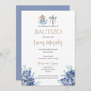 Invitación de Baptism Boy