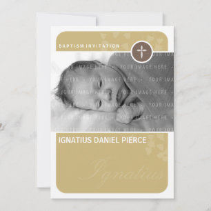 INVITACIÓN DE BAPTISM FOTO: punto cardíaco 6P