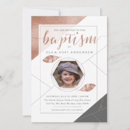 INVITACIÓN DE BAPTISMO DE LDS | Colección Boho Fea