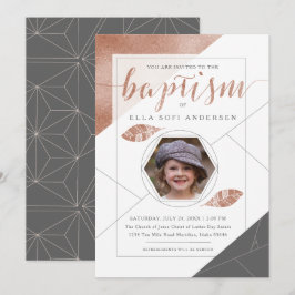 INVITACIÓN DE BAPTISMO DE LDS | Colección Boho Fea