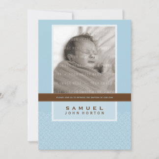 INVITACIÓN DE BAPTISMO FOTOGRÁFICO :: dulce dicho
