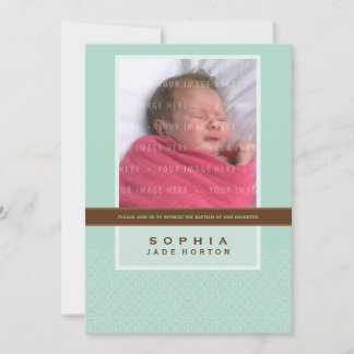 INVITACIÓN DE BAPTISMO FOTOGRÁFICO :: dulzmente di