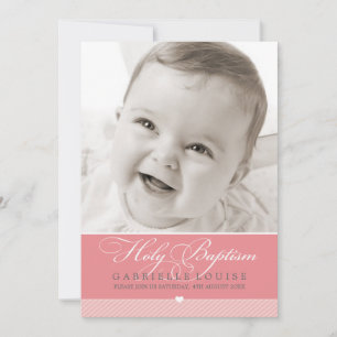 INVITACIÓN DE BAPTISMO FOTOGRÁFICO :: encantador t