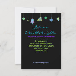 INVITACIÓN DE BAR MITZVAH CON LETRAS HEBREAS COLGA